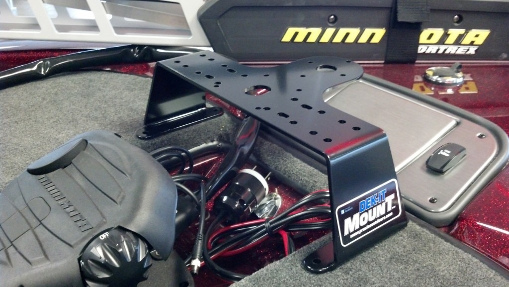 PROcise Outdoors Dual Dek-it Stacker GPS Boat Fish Finder Electronics Mount