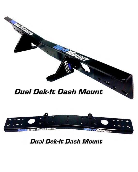 Dek-It Dual Unit Dash Mount