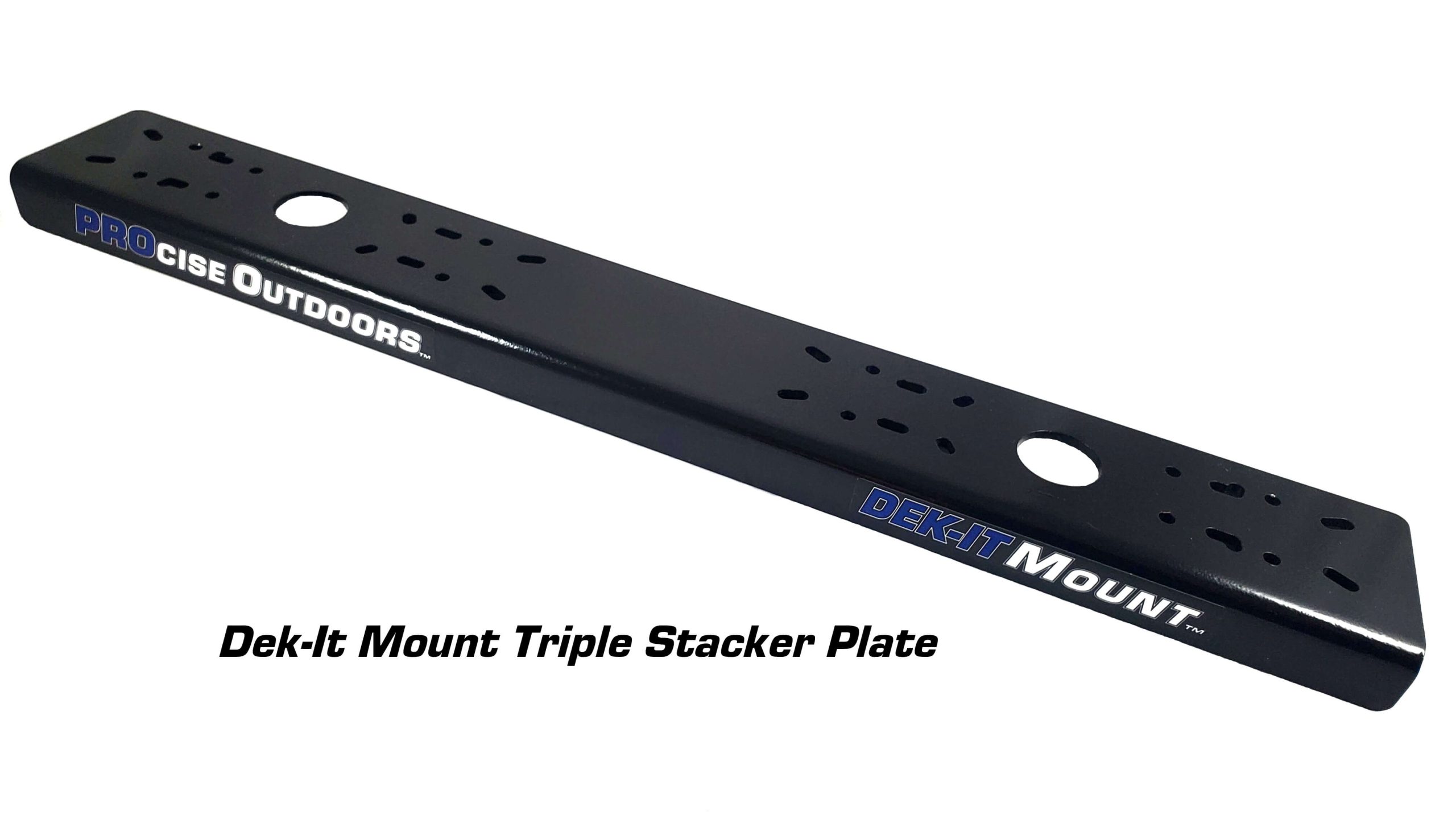 Triple Stacker Plate for 3 Graphs on Your Fishing Boat